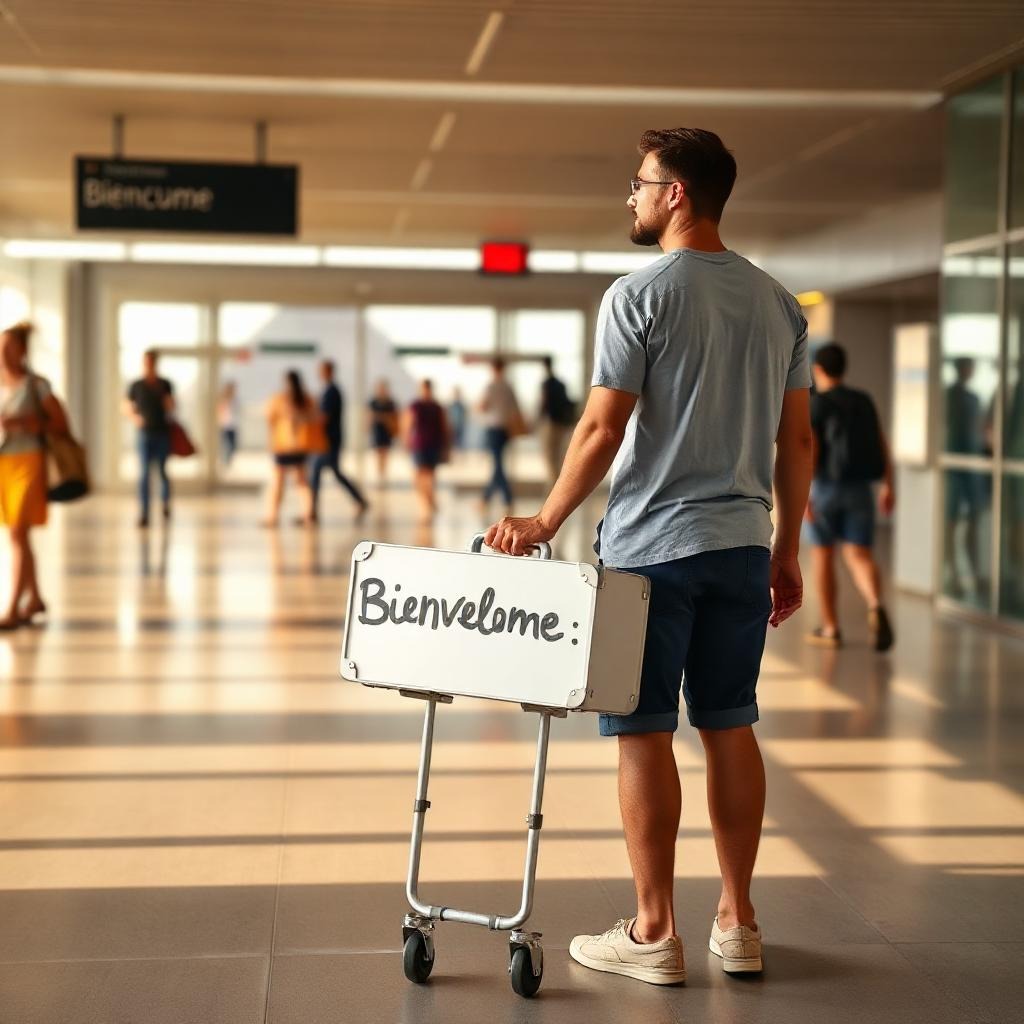 Accueil chaleureux à l’aéroport de Cancún